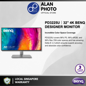 BenQ PD3225U|32-inch 4K UHD 2000:1 P3 Thunderbolt 3 Mac® Compatible Designer Monitor | BenQ Singapore Warranty