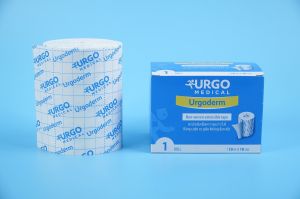 Cuộn băng cuộn co giãn Urgo Urgoderm size 10cm x 10m cố định gạc y cụ