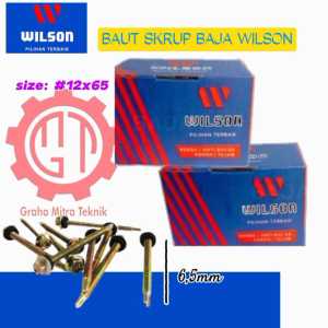 BAUT WILSON BAJA RINGAN 12 X 65 (65CM) BAUT ROOFING 12X65 SEKRUP BAJA WILSON