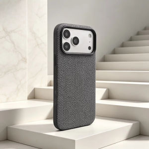 Tech Woven Canvas Magnetic Phone Case for iPhone 18 17 Pro 16 17Pro Max Cover For Magsafe Wireless Charging Original Matte Shell