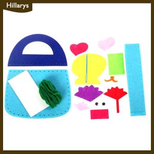 [Hillarys] 8Pcs Kids Sewing Kit DIY Felt Sewing Kits Preschool Educational Toys Craft Felt With Safety Needle For Boys Girls Beginners