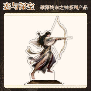 Love and Deepspace Zayne God of Annihilation Series Merchandise Keychain Stand Clear Card Badge Goods Itabag Decoration Pendant Gift for Friends