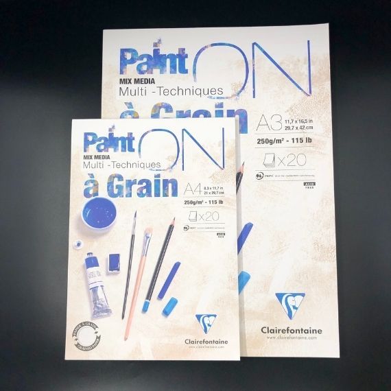 Clairefontaine Paint-On Naturel Mixed Media Pads | Cowling & Wilcox Ltd. - Cowling & Wilcox - View #3