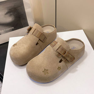 [Free Shipping] WomenS 2026 New Spring Collection: Comfortable Slip-On Thick-Soled Height-Increasing And Toe-Covering Half-Slipper Sandals