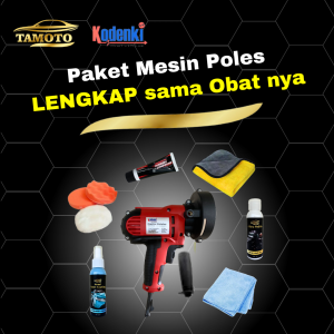 Alat mesin poles body mobil motor & pengkilap body penghilang baret goresan jamur lecet by Tamoto