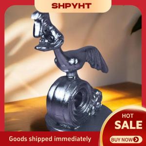 SHPYHT 1ชิ้นอุปกรณ์ตกแต่งรถยนต์สไตล์เรโทรตกแต่งสัญลักษณ์รูปนกรูปทรงนกที่สร้างสรรค์แบบทำมือรูปปั้นเรซิ่นตกแต่ง