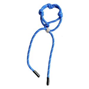 Nylon Braided Rope Bracelet for Couple Adjustable Length Wristchain Fashion Wristband Accessory for Men and Women