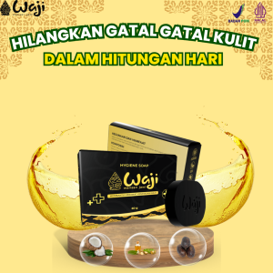 Sabun Waji Original BPOM Asli Untuk Gatal Gatal Jamur Eksim Kadas Kurap Biduran Iritasi Kemerahans