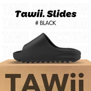 Tawii.Slides Yeezy Thick Bottom New Color for man Both Indoor and Outdoor Blue Brown slippers