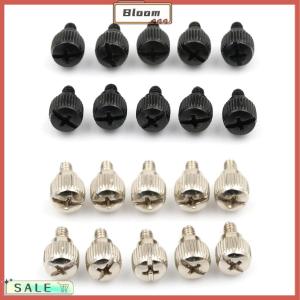 Follow Get New[Bloom Z] 10Pcs 6#32x5 Thread Teeth Length 5mm Computer PC Case Toolless Adjustment Screw