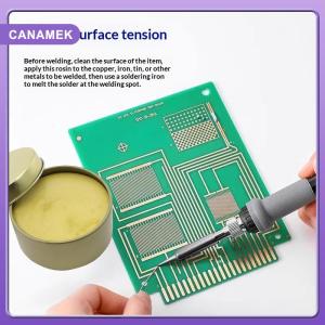 【CANAMEK】 2 4 8Pcs Lead-free Soldering Iron Suitable For Iron Plates Stainless Steel Plates Nickel Copper Sheets Flux Paste Rosin Flux Sets