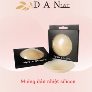 Miếng Dán Ngực Silicon Nhiệt Tự Thân Dán Ti Không Keo Siêu Mỏng Ôm Khít Không Keo Không Bám Bụi DAN L&U D189