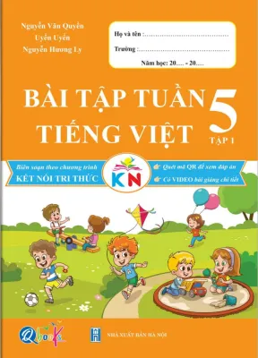 Sách Lớp 5 - Bộ 12 Cuốn Đề Kiểm Tra Bài Tập Tuần Bài Tập Hằng Ngày Toán và Tiếng Việt Kết Nối