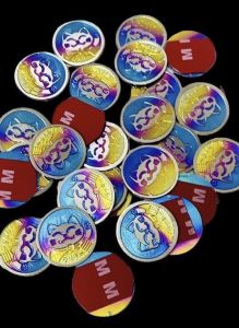 Titan Logo Mèo Thần Tài Đường Kính 2.8cm Hình Tròn Có Sẵn Keo Dán 3M - Gắn Nón Bảo Hiểm Và Xe Máy