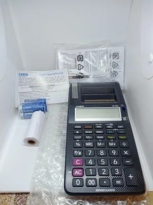 Printing Calculator Adding Machine HR8RC-BK Mini Type / calculator with receipt / electric calculator with receipt