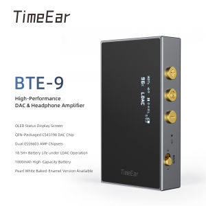 TimeEar BTE-9 Bluetooth dac amp CS43198 hifi audio dap USB sound headphone amplifier and converter dongle iem
