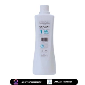 Oxy trợ nhuộm Loreal Oxydant Creme (Dung môi pha trợ nhuộm) 100ml/1000ml