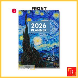[2 in 1] 2026 Vincent van Gogh Monthly Planner + Weekly Planner / Notebook-(A5 | 120 pages)|ROYCE PUBLISHING