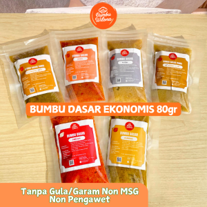 [REFILL] EKONOMIS BUMBU DASAR PUTIH / MERAH / KUNING / TUMIS FRESH HOMEMADE NON MSG NON PENGAWET 200GR