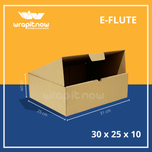 (20 Pcs) Box Eflute Die Cut 30x25x10 Box 30x20x7 Box 30x30x5 Box 30x22x12 Dus Sepatu Dus Packing Dus Die Cut Dus Hampers