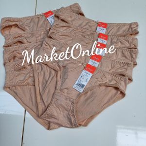 10 Quần Lót Nữ Cotton Cao Cấp 30kg Đến 70kg Chất Mềm Mát MarketOnline VN10 Màu Tối