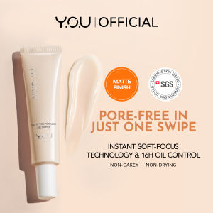 YOU Fit-Skin Mattifying Poreless Gel Primer | Matte & Poreless Finishing |16H Oil Control 20ml