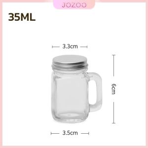 Jozoo Mini Coffee Glass Espresso Cup Jam Sub-bottling Small Mug 35ml/120ml