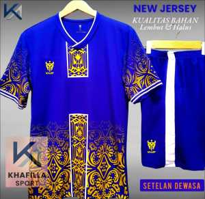 SETELAN JERSEY SEPAK BOLA FUTSAL DEWASA DRYFIT BADMINTON TERLARIS