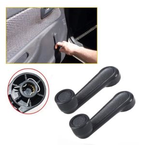 2PCS Universal Car Window Winder Crank Handle Left Right Door Window Lever Replacement Accessories