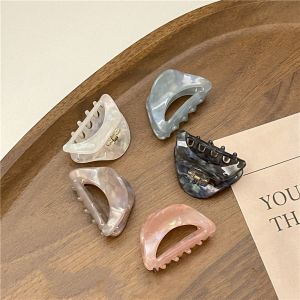 HAPPY HOMEEE Nhỏ Tiệc tùng Kẹp tóc mới Cào tóc cá tính Kẹp tóc Acetate Rỗng Kẹp tóc nữ Móng vuốt lông động vật Kẹp tóc đuôi ngựa Kẹp cá mập Hàn Quốc