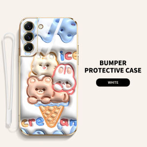 Callfire kẹo cô gái Samsung S23 S22 S21 S24 Ultra S21 S23 FE S21 S22 S23 + S24 Plus Vỏ điện thoại dễ thương hoạt hình Ốp điện thoại mềm họa tiết vỏ điện thoại tầm nhìn âm thanh nổi