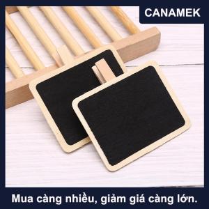 【CANAMEK】 10 cái mini bằng gỗ bảng đen Clip tin nhắn Lưu ý Bảng trang trí cửa hàng nhà