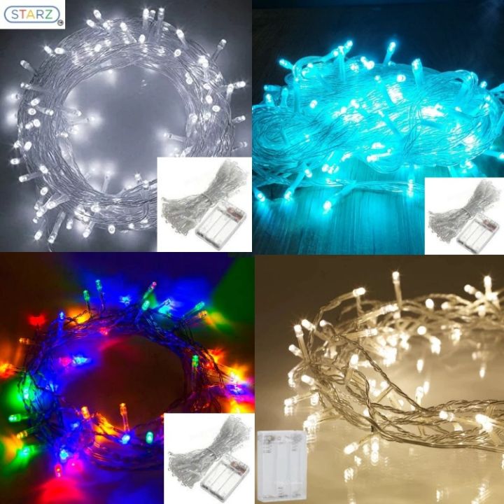 [ SG SELLER ] 3 / 5/ 10 Meter Battery Operated Splash Proof Led ...