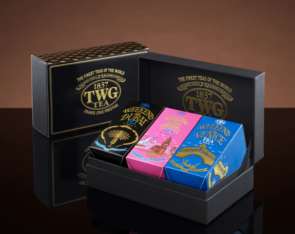 TWG Tea | Tea Route Trio Weekend Tea Set in Haute Couture Tea Tin
