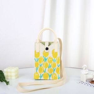 Fashion Cute Small Tote Bag Minimalist Korea Style Canva Bag Beg Mini Kain Lembut