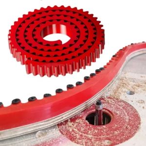 ESH63 Gear Shape Woodworking Profiling Strip Adjustable Shape Contour 1M/2M Flexible Curve Template Gear Transmission Chain Ease Excellent Resilience Plank Cutting Auxiliary Tool Fixed Complex Shape Contour