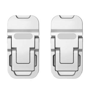 2Pcs Adjustable Laptop Stand for Desk Ergonomic Foldable Portable Risers Holder Mount for Computer Notebook Tablets