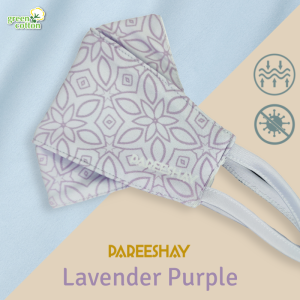 Pareeshay KF94 Washable Reuseable Face Mask Elegant Lanyard Hijab Tali Muslimah Headloop Double Mask Eco Friendly Pelitup Cloth KF 94