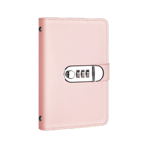 OOC PU Leather Saving Money Binder Portable 50Sheets Budget Binder with Lock Special Gift Cash Envelopes Account Book New Years Gift