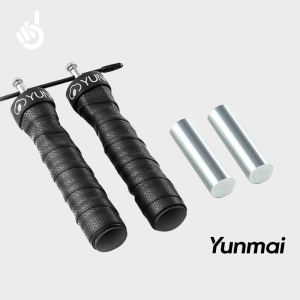 Yunmai Sport Jump Rope  Weighted Version Non-Slip Handles 2 Thickness Steel Wire Rope 3m Adjustable Length  Cardio Training Gym Workout