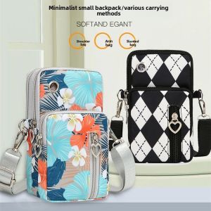 Single shoulder crossbody mobile phone bag Oxford cloth bag bagong change key bag pambabae crossbody small bag sports mobile phone bag