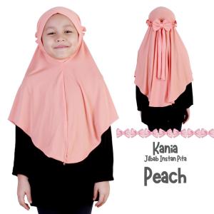 Dungdungkids Kania Kerudung Pita Anak Jilbab Instan Hijab Bergo Premium Serut Belakang 3 - 9 Tahun
