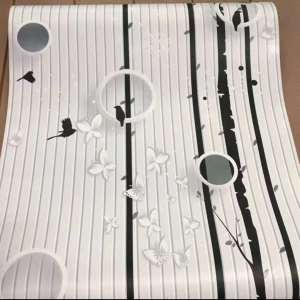 MT 3D waterproof self-adhesive wallpaper wallpaper dormitory bedroom living room PVC furniture renovation sticker wallpaper sticker (10m x 45cm)