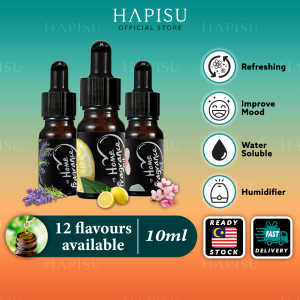 HAPISU Perfume Air Humidifier With Essential Oil Aroma Diffuser Water Soluble Aromatherapy Fragrance Freshener Minyak Pati Wangi