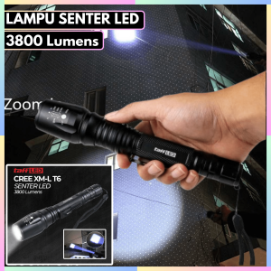 FAST DELIVERY TaffLED Senter LED Zoom Mini Super Terang Outdoor Flashlight Cree XM-L T6 3800 Lumens