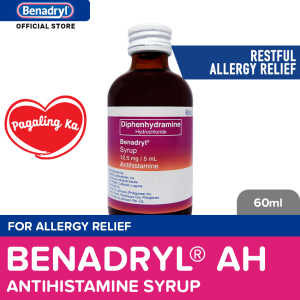 Benadryl Syrup 60ml : for allergy relief