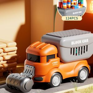 Đồ chơi Lắp ráp Xe máy ủi 124 chi tiết nhiều màu sắc vui nhộn