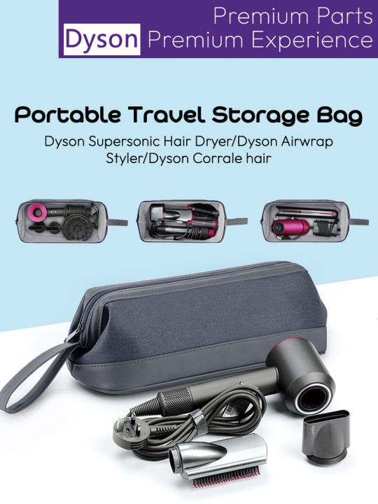 Portable Travel Storage Bag Compatible with Dyson Supersonic Hair  Dryer/Dyson Airwrap Styler/Dyson Corrale hair Straightener