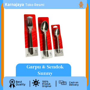 Sendok dan Garpu Sunny 1 Set 12 Pcs - Perlengkapan Dapur - Kitchenware
