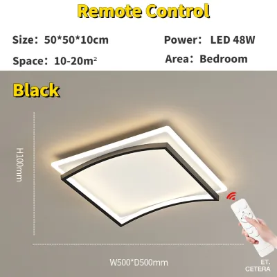 LED Ceiling Light 3Color Dimming/ Remote Control Lampu LED Lampu Tidur Bilik Nordic Light Bedroom Light Living Room Light Ceiling Lamp